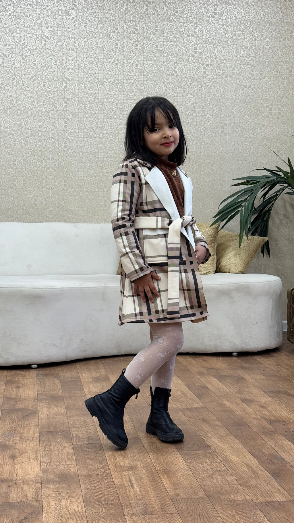 Ensemble robe avec tranche