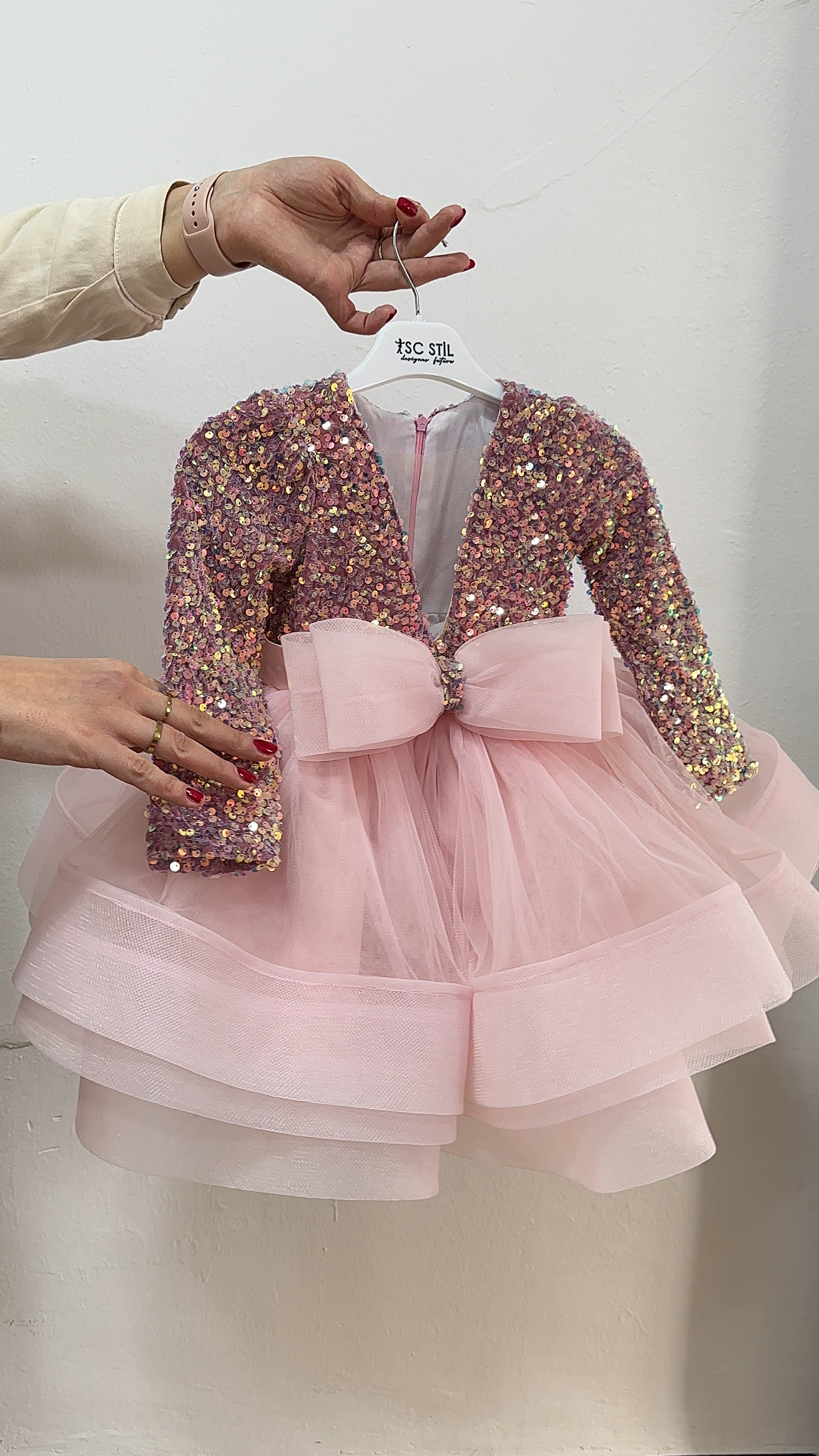 Robe pailletée
