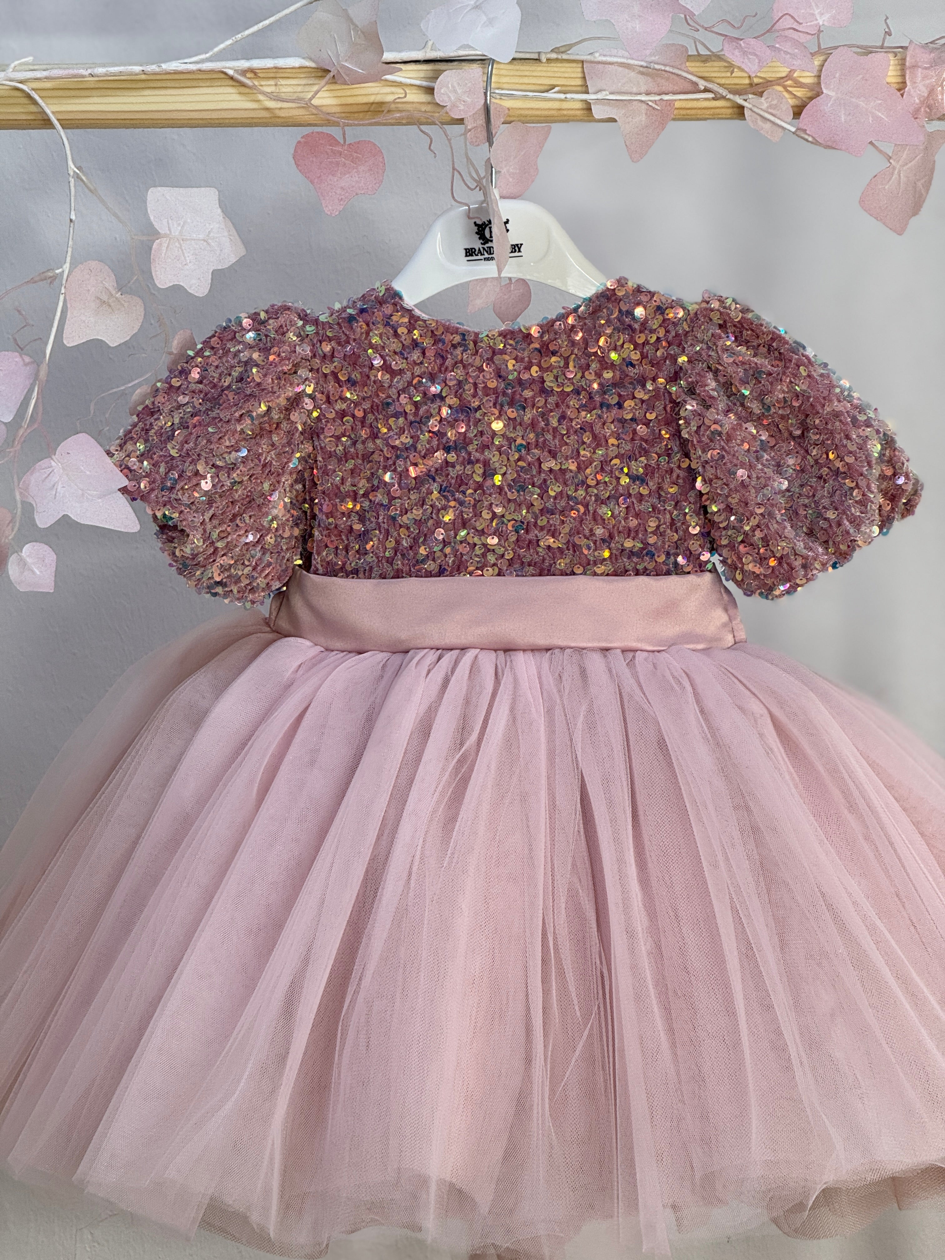 Robe demi pailletées