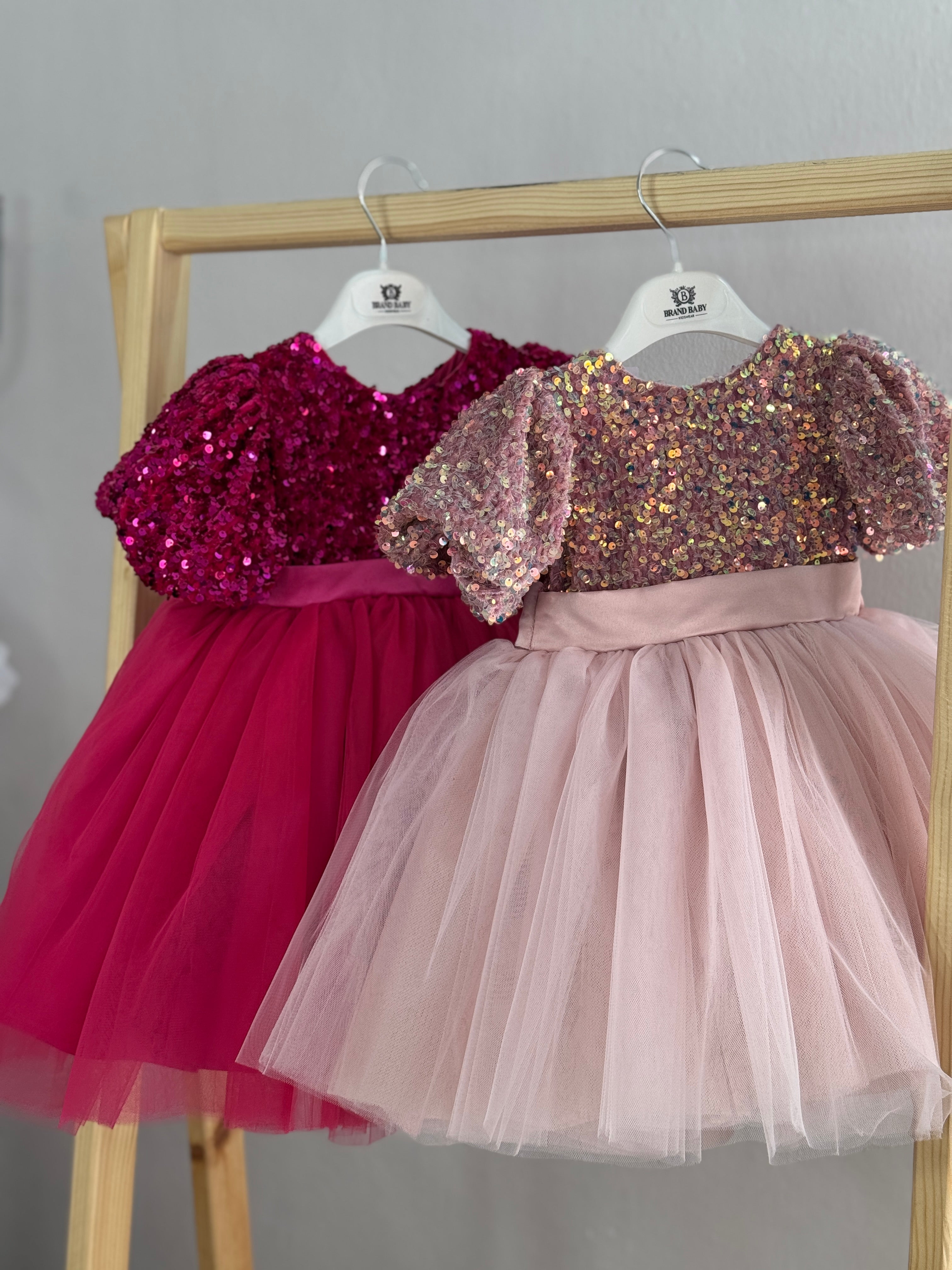 Robe demi pailletées