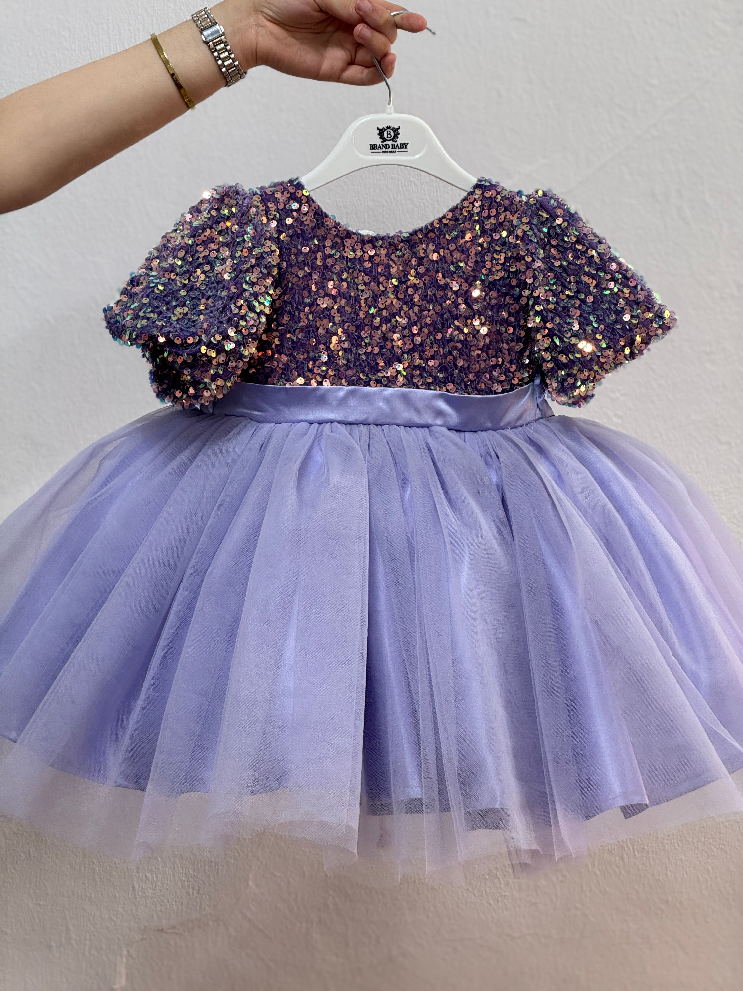 Robe demi pailletées